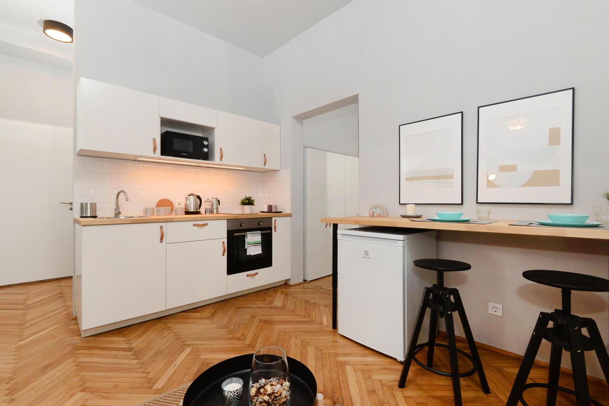 Monochrome Chic Apartments R613 بودابست المظهر الخارجي الصورة